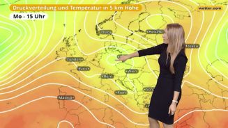 Das Wetter in Europa am 25. September