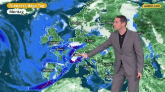 Das Wetter in Europa am 11. Dezember 2017