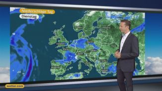Das Wetter in Europa am 01. Mai 2017