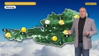 Das Wetter in Österreich am 25. Dezember 2017