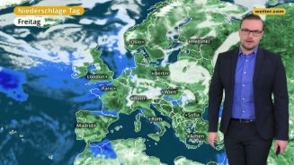 Das Wetter in Europa am 19. Januar 2018