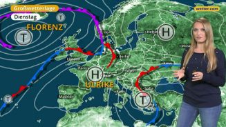 Das Wetter in Europa am 24. Oktober 2017