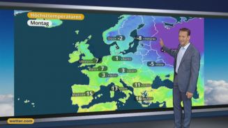 Das Wetter in Europa am 05. Februar 2017