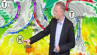 Das Wetter in Europa am 9. Oktober 2017