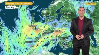 Das Wetter in Europa am 9. Dezember 2017