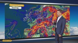 Das Wetter in Europa am 30. Juli 2016