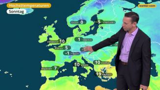 Das Wetter in Europa am 02. Dezember 2017