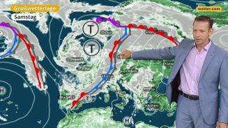 Das Wetter in Europa am 08. September 2017