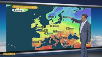 Das Wetter in Europa am 05. November 2016