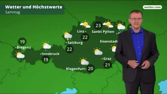 Das Wetter in Österreich am 17. Mai 2018