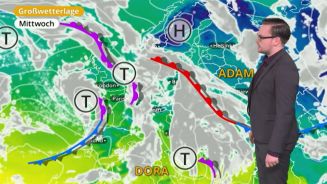Das Wetter in Europa am 10. Januar 2018