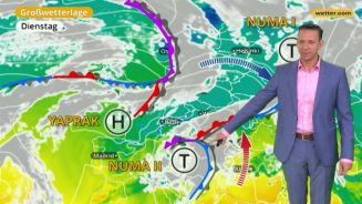 Das Wetter in Europa am 14. November 2017
