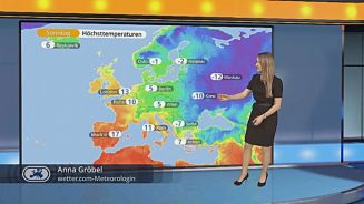 Das Wetter in Europa am 23. Januar 2016