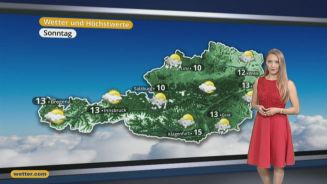 Das Wetter in Österreich am 23. April 2017
