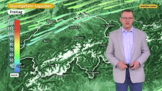 Das Wetter in der Schweiz am 23. Februar 2018