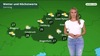 Das Wetter in Österreich am 24. Mai 2018