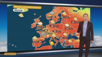 Das Wetter in Europa am 29. Mai 2016