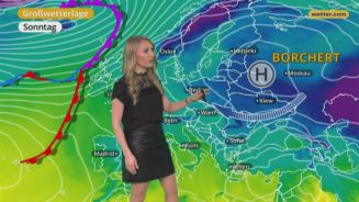 Das Wetter in Europa am 14. Januar 2018
