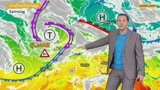 Das Wetter in Europa am 21. Oktober 2017