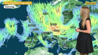Das Wetter in Europa am 28. Oktober 2017