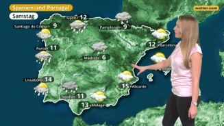 Das Wetter in Europa am 13. Januar 2018