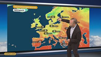 Das Wetter in Europa am 02. Mai 2016