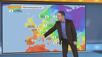 Das Wetter in Europa am 25. Januar 2016