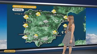 Das Wetter in Europa am 18. April 2016