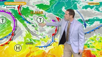 Das Wetter in Europa am 22. Oktober 2017