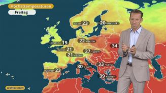 Das Wetter in Europa am 30. Juni 2017