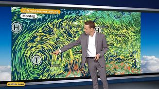 Das Wetter in Europa am 08. Mai 2016