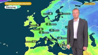 Das Wetter in Europa am 17. Dezember 2017