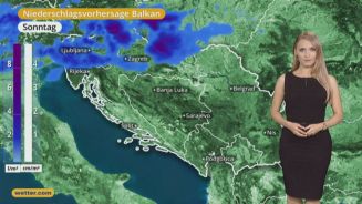 Das Wetter in Europa am 25. Juni 2017