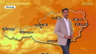 Das Wetter in Österreich am 23. April 2018