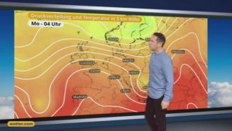 Das Wetter in Europa am 18. Juli 2016