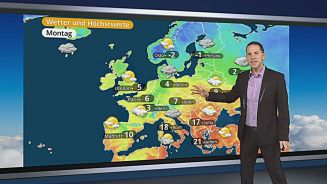Das Wetter in Europa am 14. Februar 2016