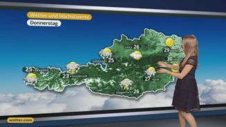 Das Wetter in Österreich am 01. September 2016