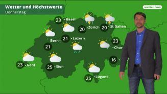 Das Wetter in der Schweiz am 22. Mai 2018