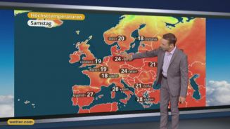 Das Wetter in Europa am 03. Juni 2016