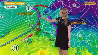 Das Wetter in Europa am 23. Januar 2018