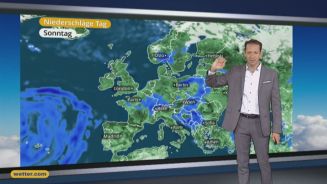 Das Wetter in Europa am 07. Mai 2017