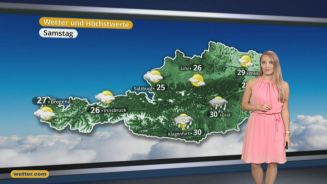 Das Wetter in Österreich am 09. Juli 2016