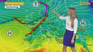 Das Wetter in Europa am 9. November 2017
