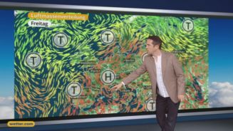 Das Wetter in Europa am 25. August 2016