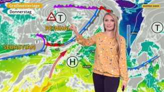 Das Wetter in Europa am 23. November 2017
