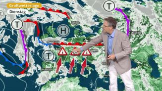 Das Wetter in Europa am 17. Juli 2017
