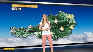 Das Wetter in Österreich am 05. August 2016
