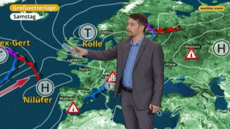 Das Wetter in Europa am 19. August 2017