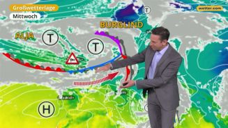 Das Wetter in Europa am 2. Januar 2018