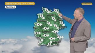 Das Wetter in Deutschland am 08. Oktober 2017